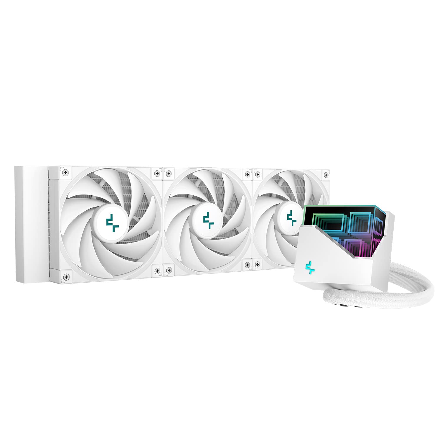 Watch DeepCool LT720 WH 360mm AIO White 4th Gen CPU Cooler